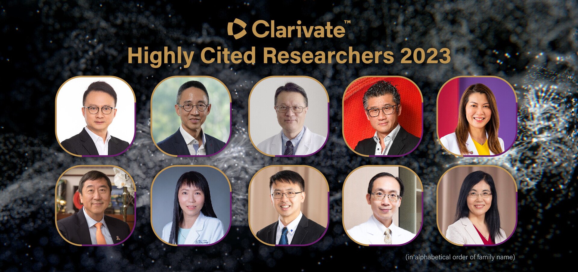 Prof. Grace Wong and Prof. Vincent Wong named Highly Cited Researchers